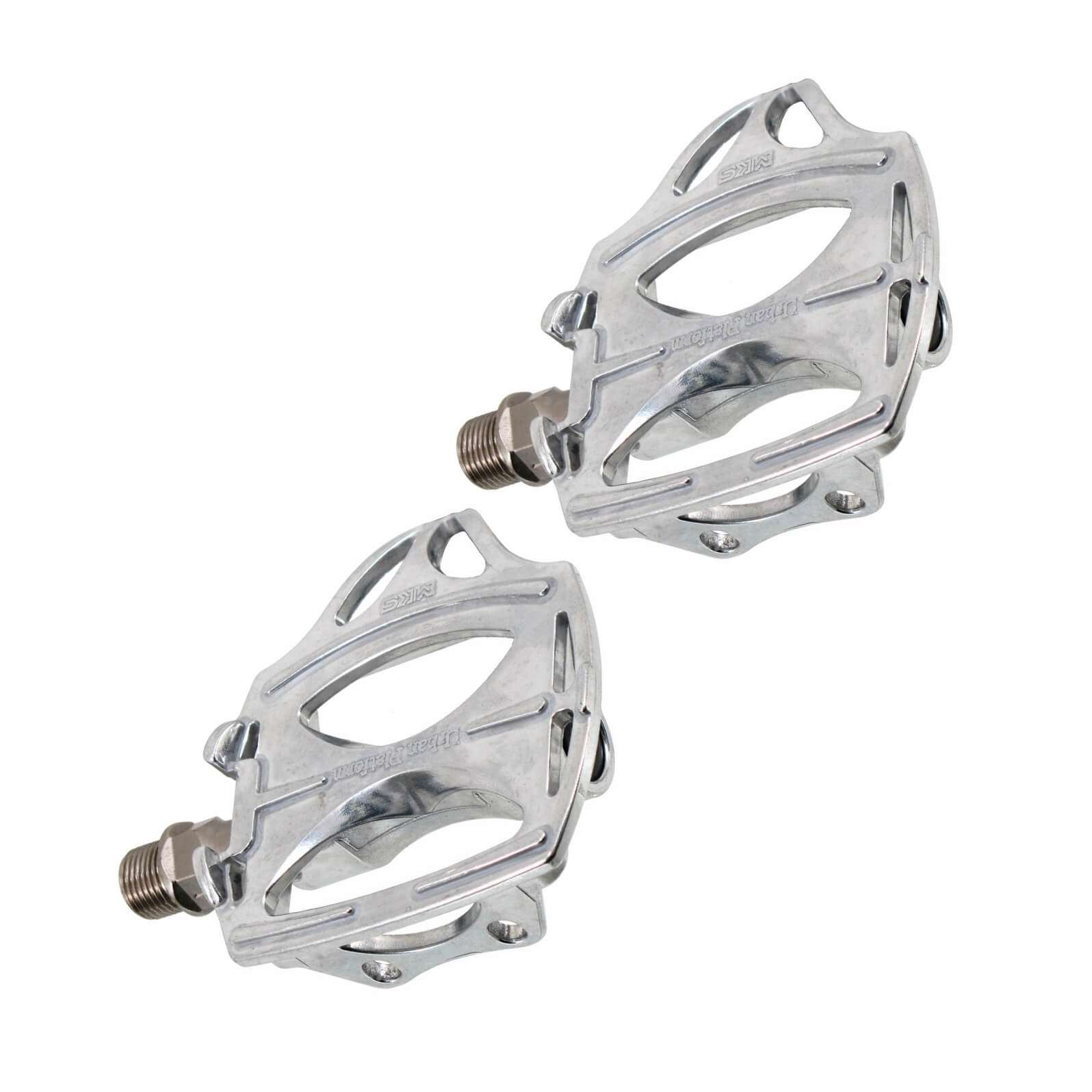 moto urban flat pedals MKS Urban Platform Pedals (Silver)