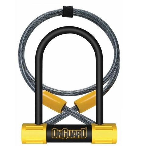 Image of OnGuard 8015 Bulldog Mini 90mm x 140mm Key U-Lock w-4' Cable - TheBikesmiths