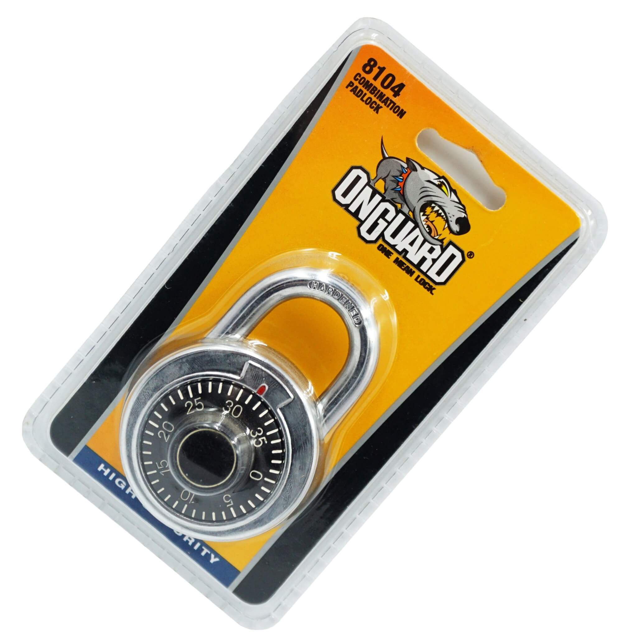 OnGuard 8104 Bull Mastiff Combo Padlock | The Bikesmiths