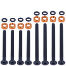 Orange Seal Tubeless 60mm or 80mm Blank Versa Valve Stems w-Locknuts and O-Rings - The Bikesmiths