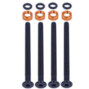 Orange Seal Tubeless 60mm or 80mm Blank Versa Valve Stems w-Locknuts and O-Rings - The Bikesmiths