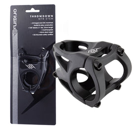 Origin8 Throwdown 35x28.6 Black Bike Stem Bar Clamp: 31.8mm or 35mm - The Bikesmiths