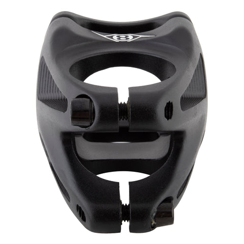 Image of Origin8 Throwdown 35x28.6 Black Bike Stem Bar Clamp: 31.8mm or 35mm