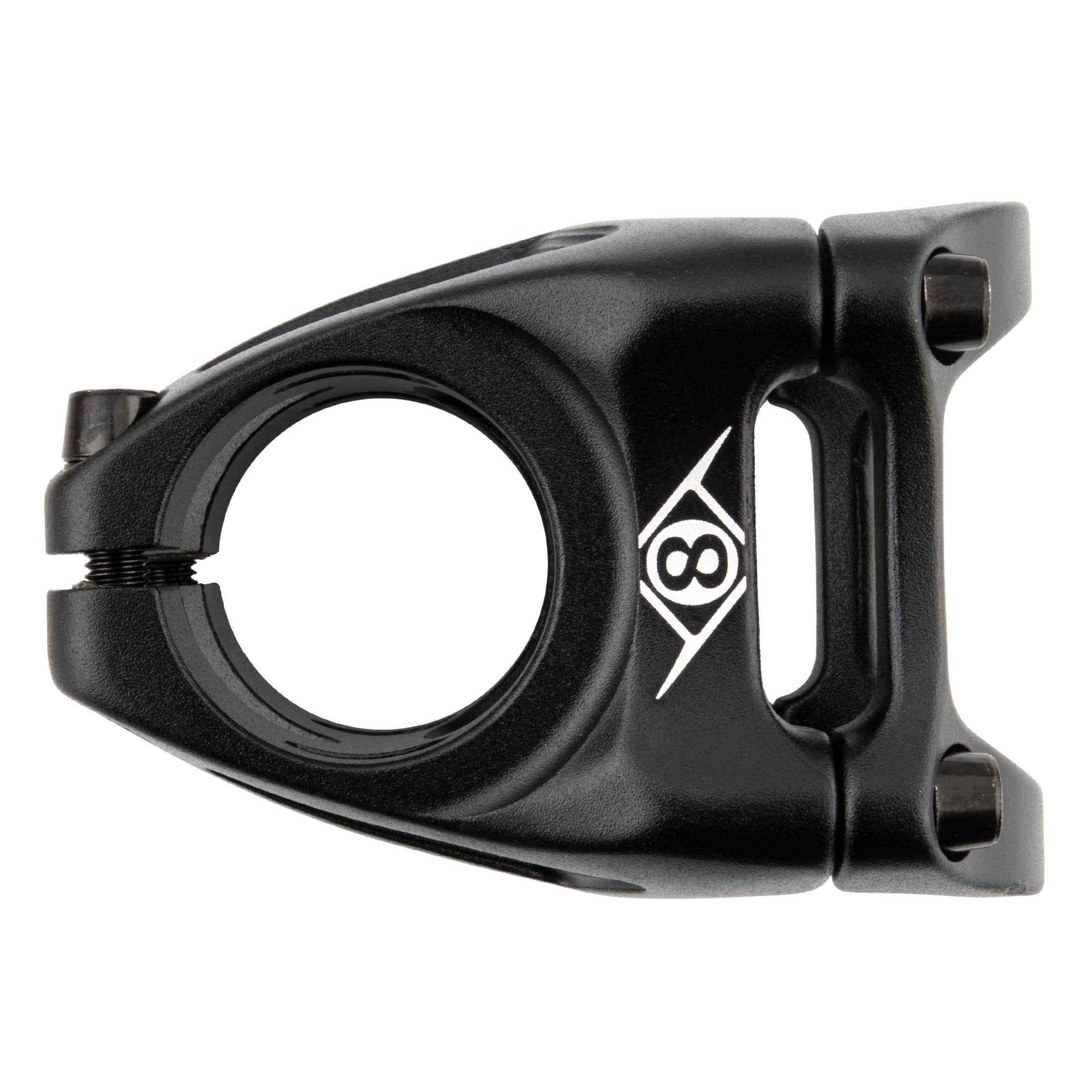 Origin8 Throwdown 35x28.6 Black Bike Stem Bar Clamp: 31.8mm or 35mm - The Bikesmiths