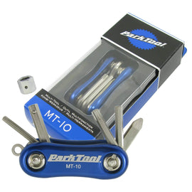 Park Tool MT-10 Multi-Tool 3,4,5,8-Hex T25 Drivers w/Keyring - TheBikesmiths