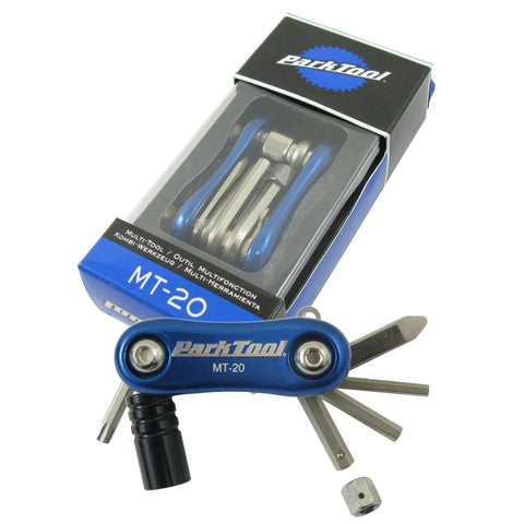 Image of Park Tool  MT-20 Multi-Tool 3,4,5,8-Hex T25 Drivers w/Co2 Adapter - TheBikesmiths