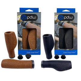 PDW Cork Chops Ergonomic Cork Lock-On Grips - The Bikesmiths