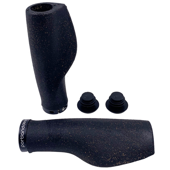 PDW Cork Chops Ergonomic Cork Lock-On Grips - The Bikesmiths