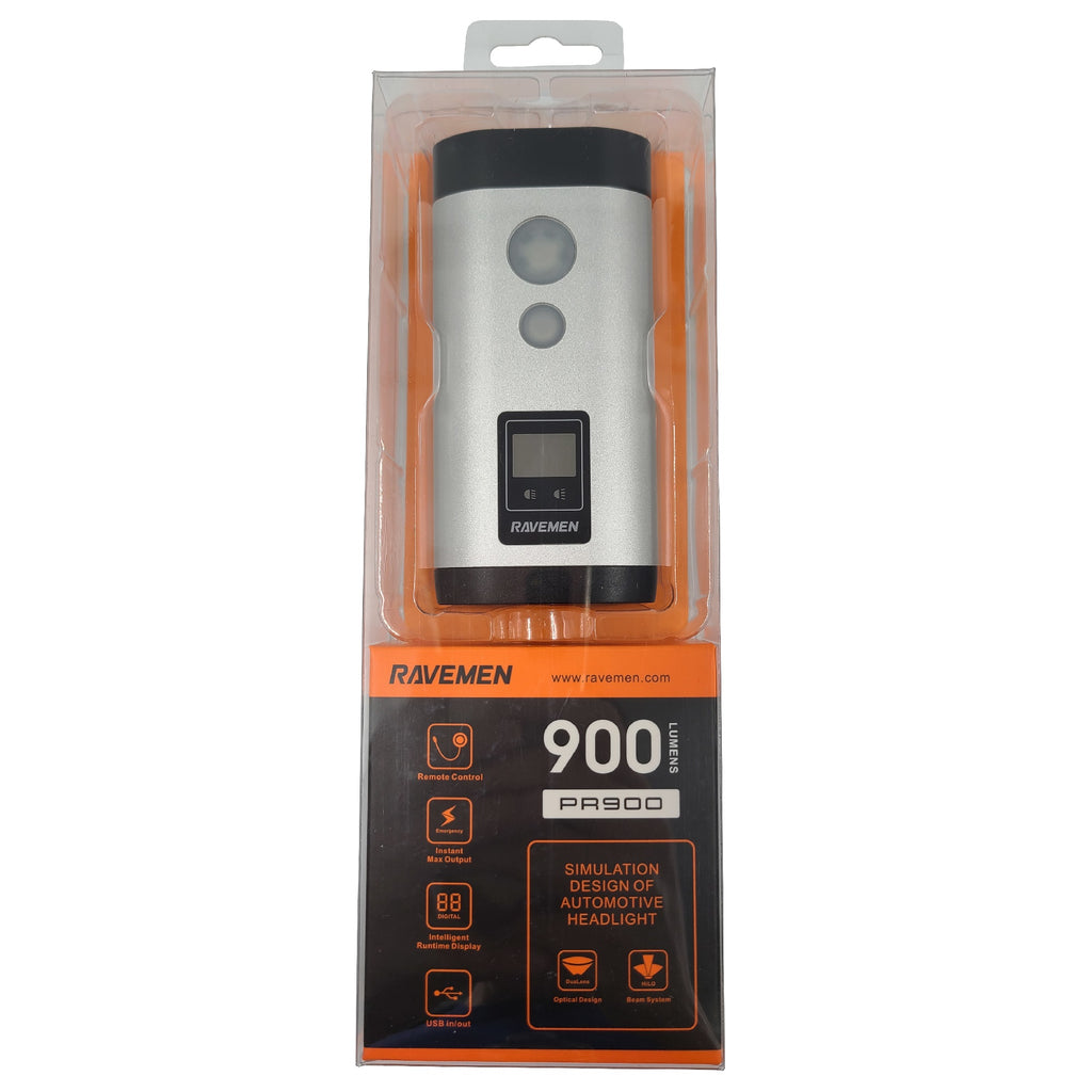 Ravemen PR900 900 Lumen USB Rechargable Dual Light With Remote