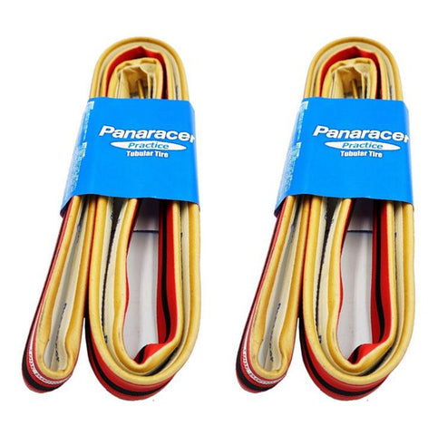 Image of Panaracer Practice Red Dual Tour Guard 300 Tubular Tire 700x22