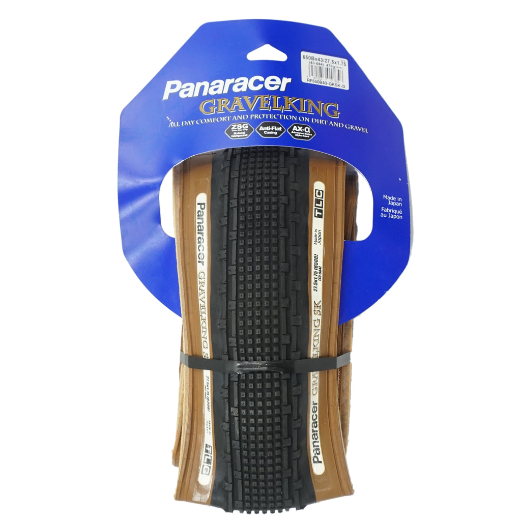 Panaracer Gravel King SK TLC 27.5x1.75 Tubeless Ready Brownwall Tire - TheBikesmiths