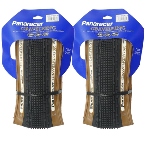 Image of Panaracer Gravelking SK TLC 27.5x1.90 Tubeless Ready Brownwall Tire - TheBikesmiths