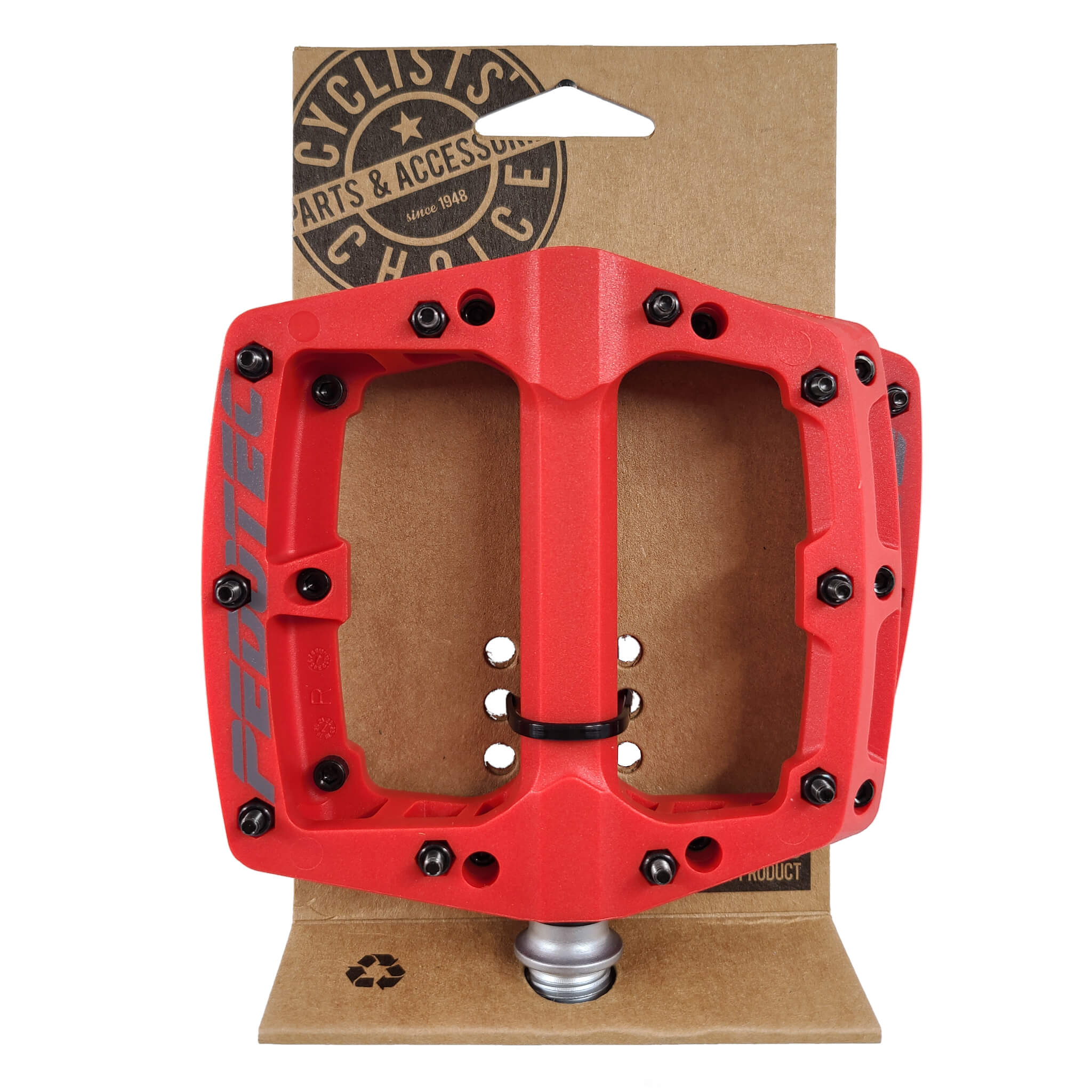 Buy red Pedotec Thunder 180 Sealed-Bearings Thermo Large Pro Platform Pedals