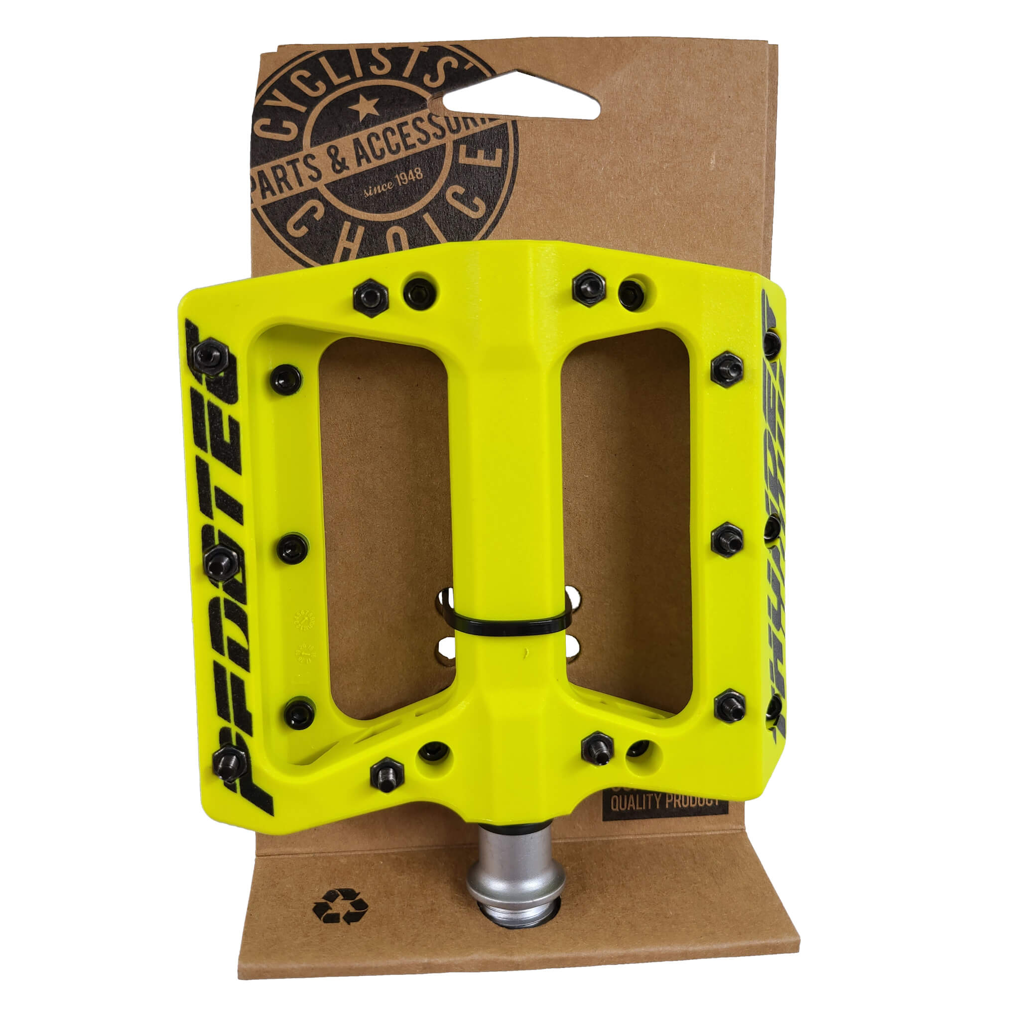 pedale vp 183 Pedotec Thunder 183 Pro Platform Pedals with 20 pins, Lime
