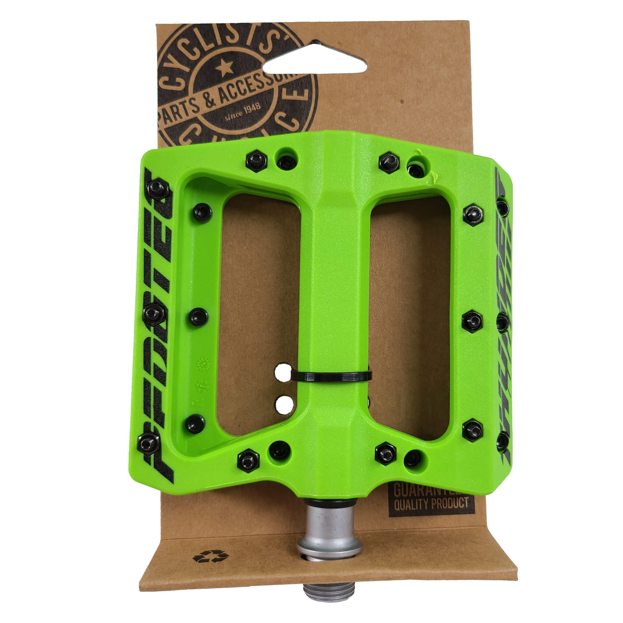 Buy green Pedotec Thunder 183 Pro Platform Pedals with 20 pins