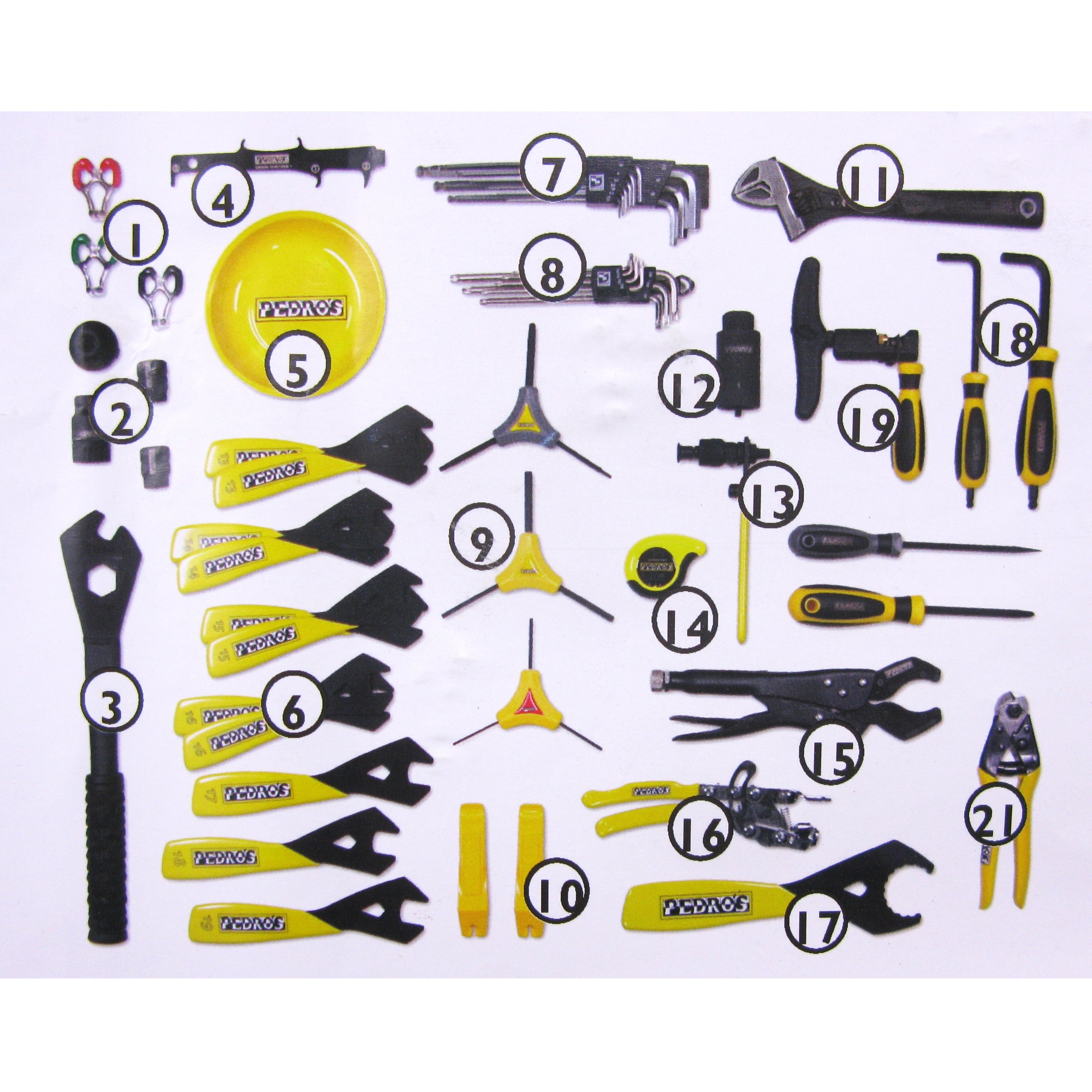 Pedros Apprentice Bench Tool Kit Set 55 Piece - TheBikesmiths