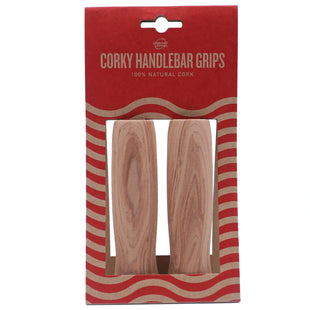 Planet Bike Corky 5057 Ergonimic Cork Grips (Woodgrain) - The Bikesmiths