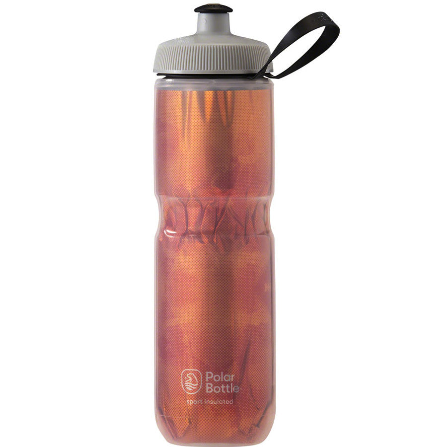 Polar Bottle Sport Insulated Water Bottle 24oz Contender Olive/Silver