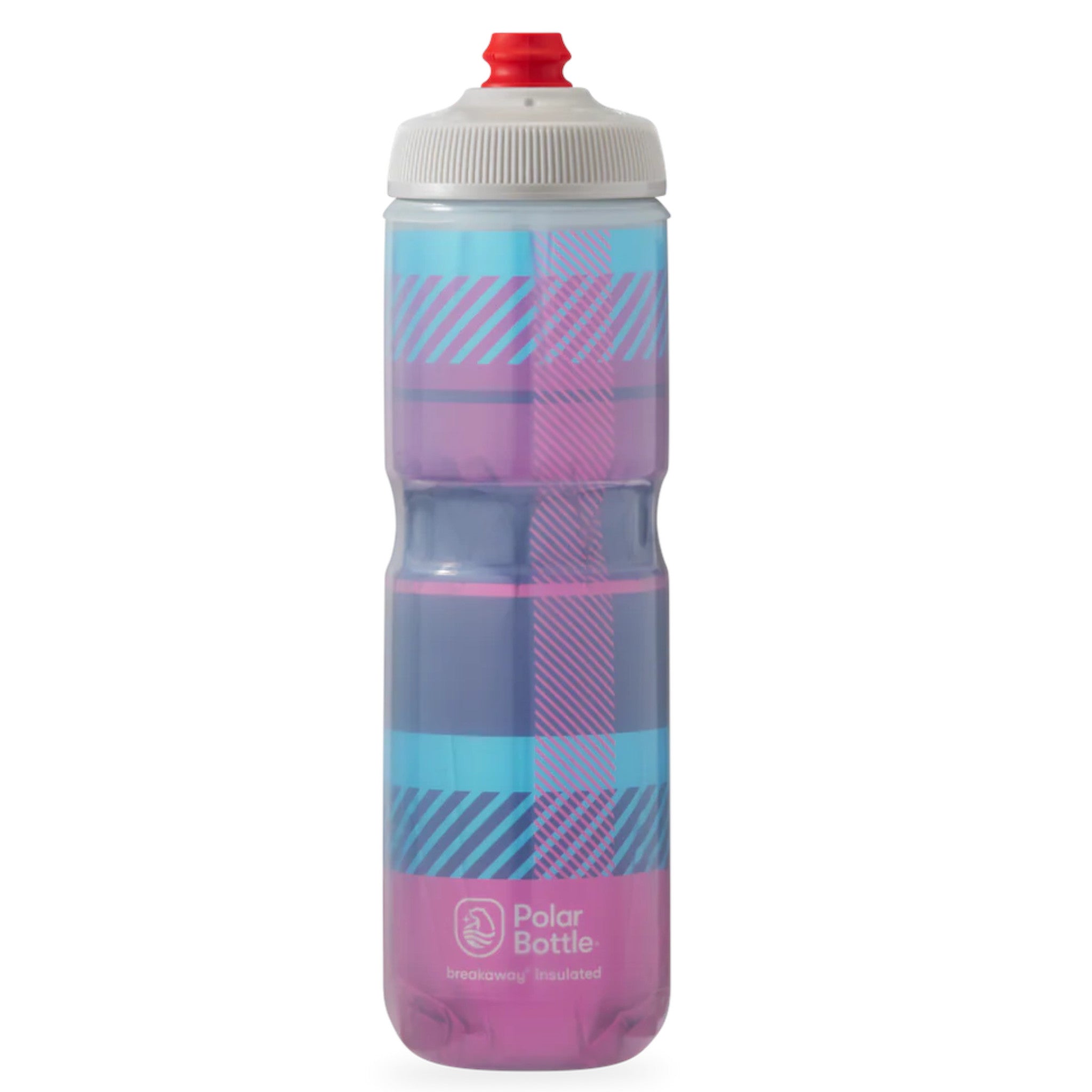 Buy bubblegum-pink-navy Polar Breakaway Insulated Water Bottle 24oz