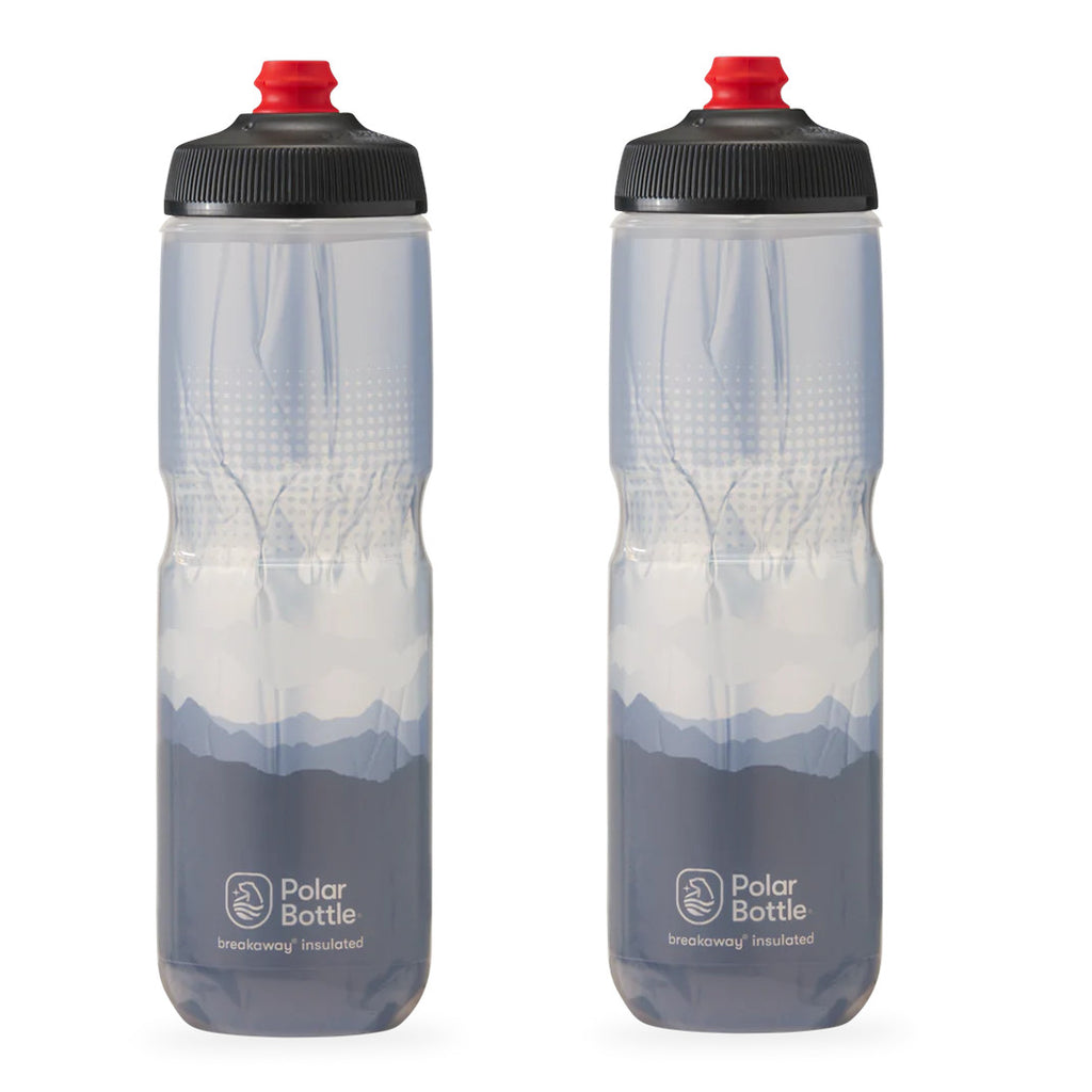 Polar Breakaway Wave Water Bottle 24oz Charcoal/Black
