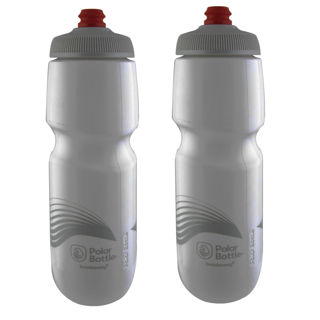 Polar Breakaway Insulated Bottle, 24oz, White/Charcoal Big Bear Wave