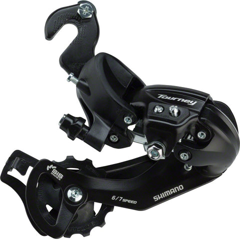Image of Shimano Tourney RD-TY300-SGS 7 Speed Rear Derailleur with Horizontal Dropout Hanger
