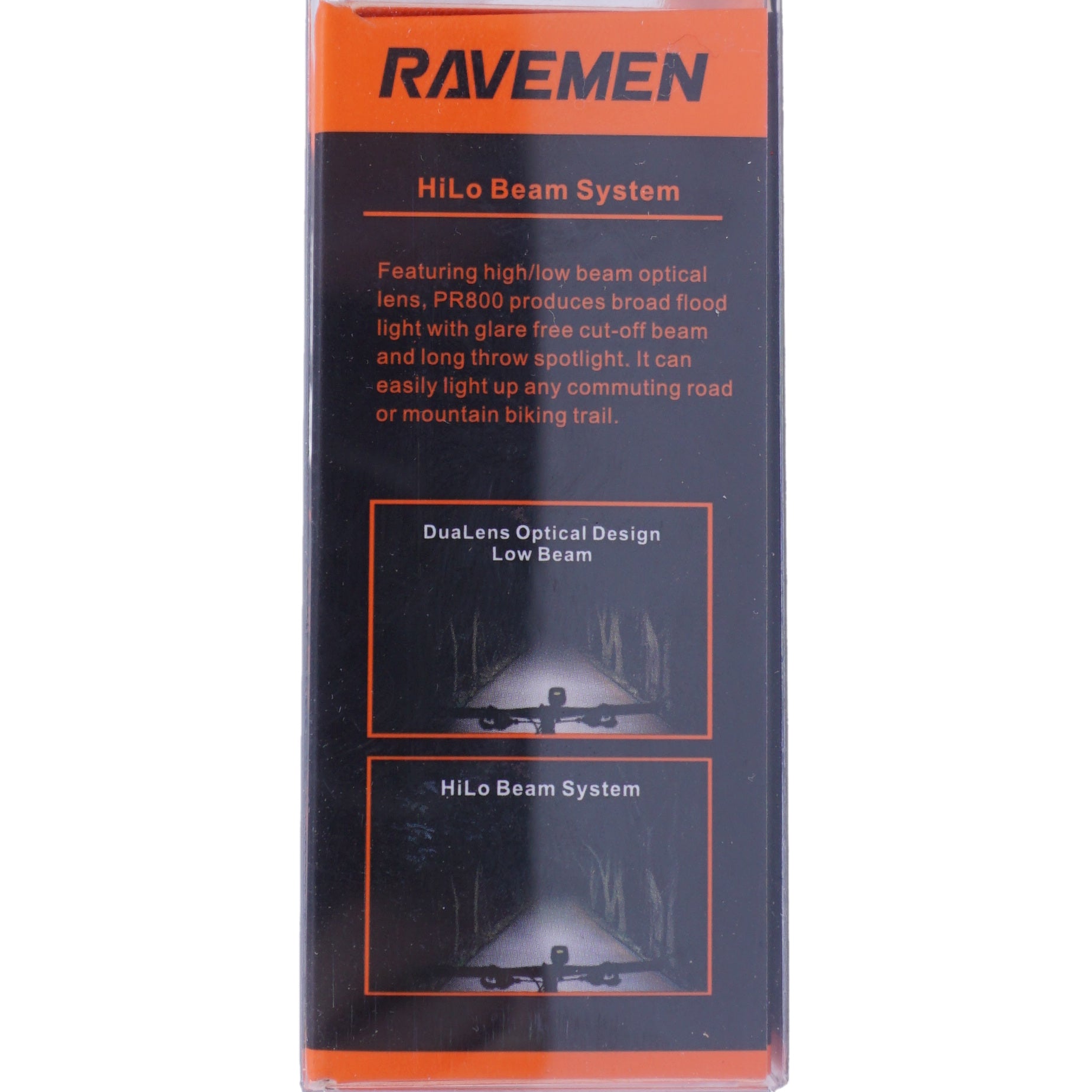 Ravemen PR800 400/800 Lumen USB Dual Headlight W/ Remote