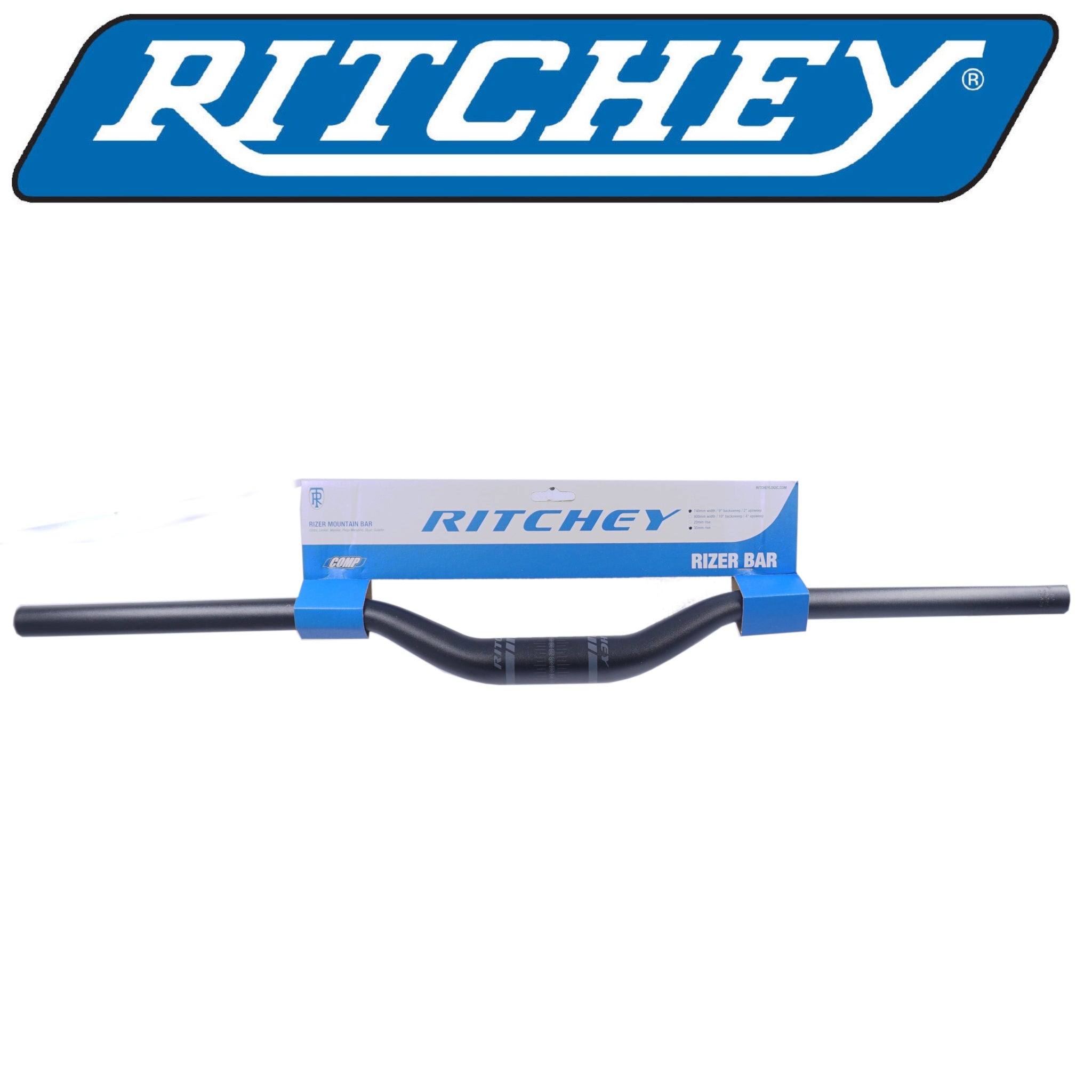 Ritchey Comp Rizer Handlebar 740mm 31.8mm Rise 35mm - The Bikesmiths