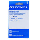 Ritchey Logic Comp Bike Headset 1-1/8" Black Threadless EC34/28.6 EC34/30 - The Bikesmiths