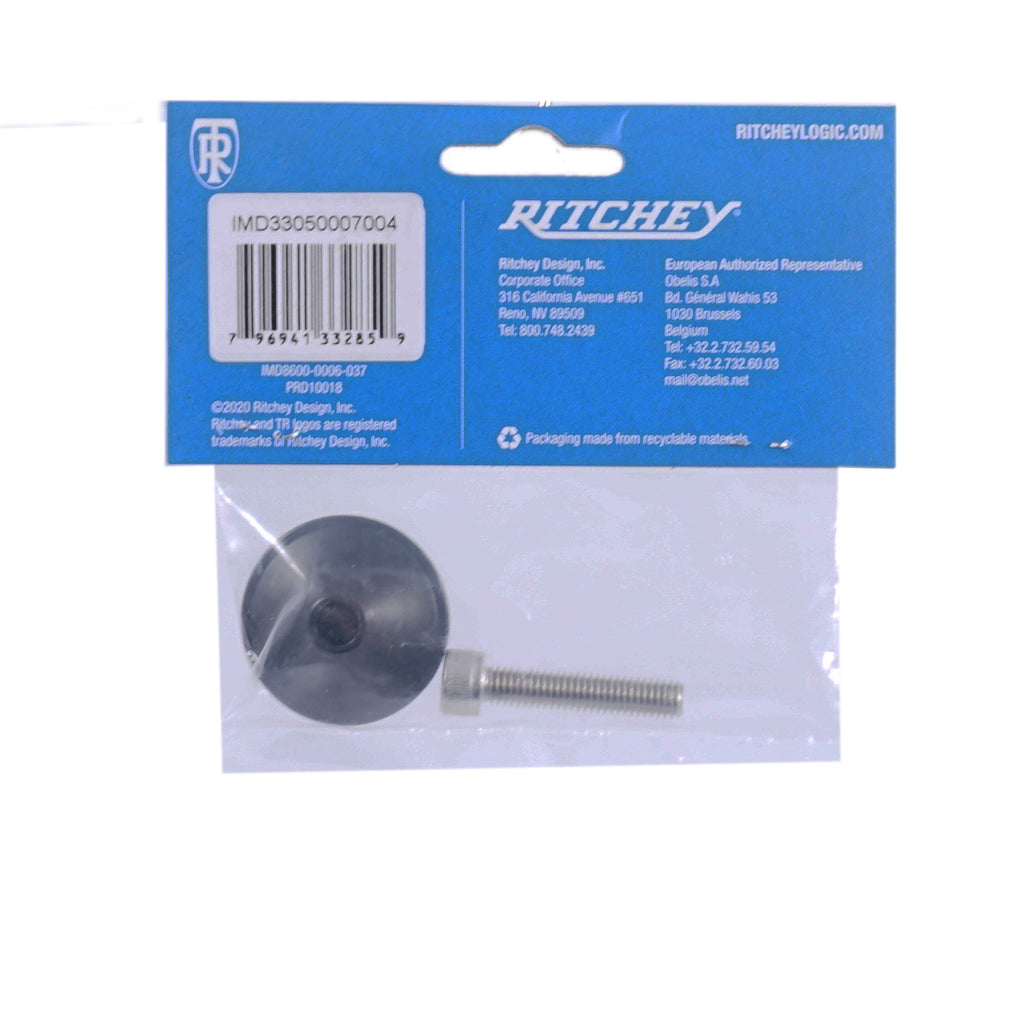 Ritchey WCS Stem Top Cap with Bolt - 1-1/8"