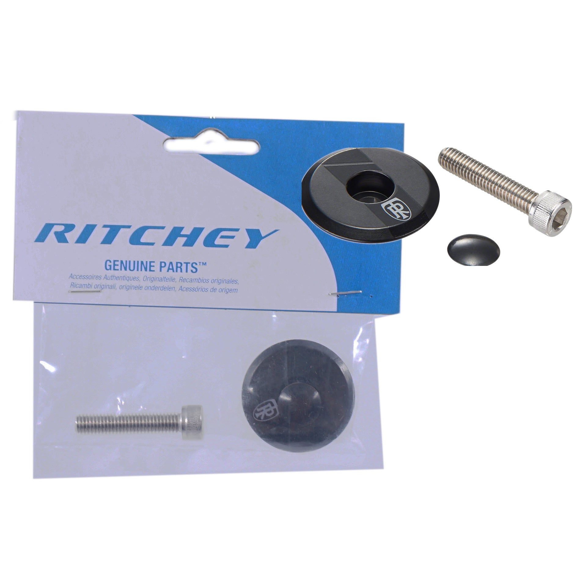 Ritchey WCS Stem Top Cap with Bolt - 1-1/8" - The Bikesmiths
