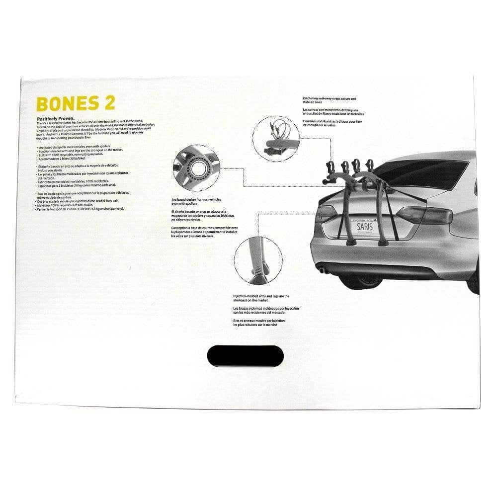 Saris Bones Car Trunk Rack The Bikesmiths
