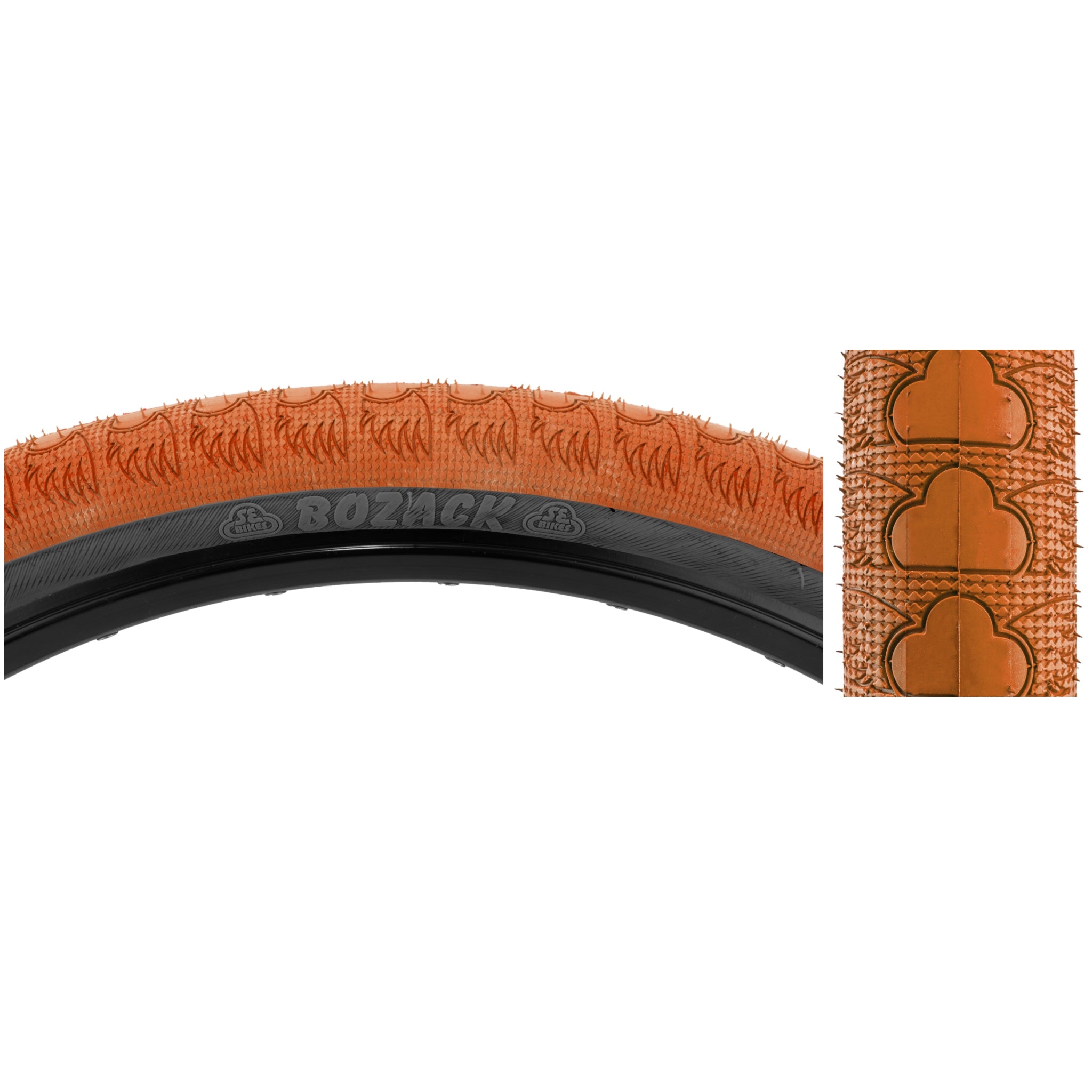 Buy orange-blackwall SE Bikes Bozack Tire 26x2.4
