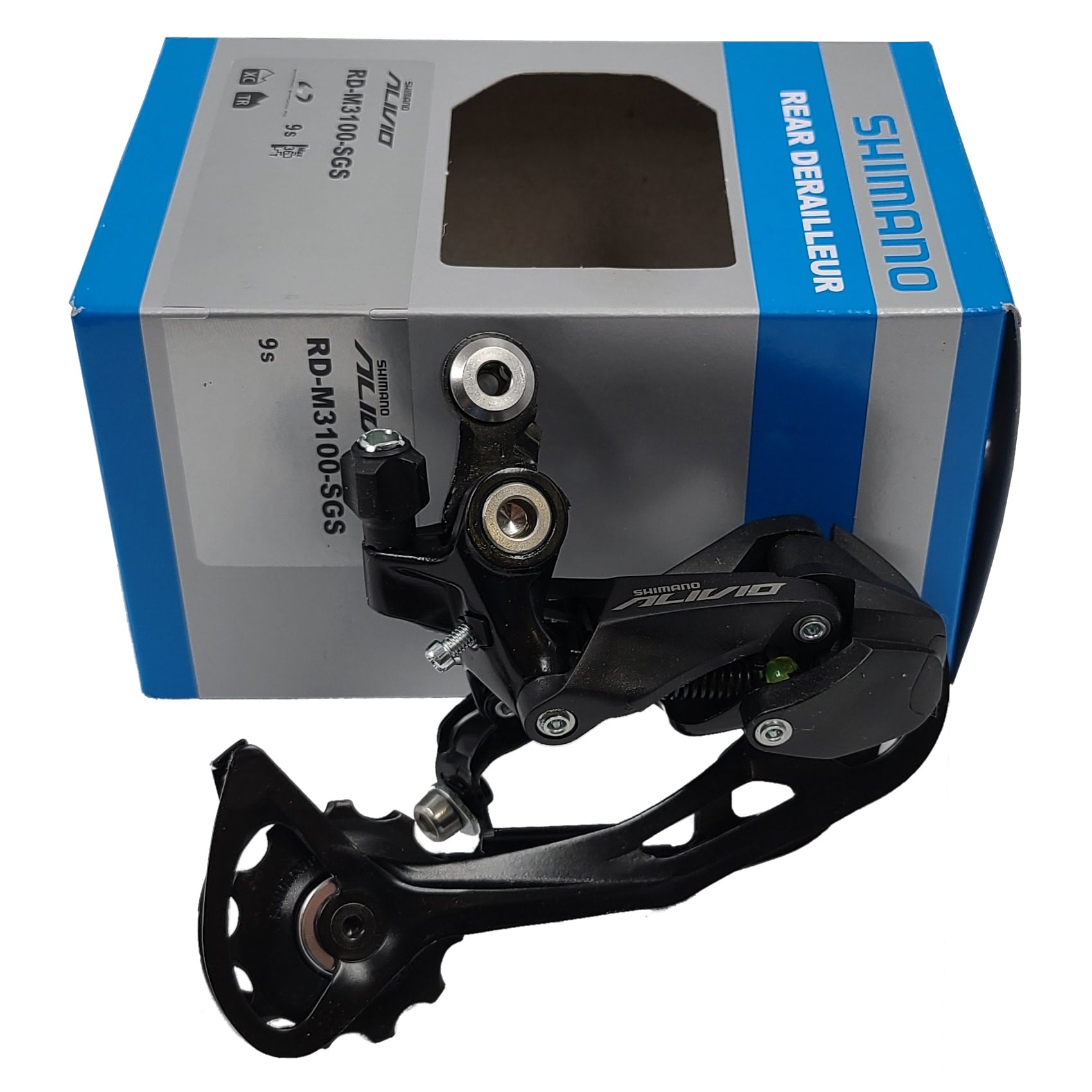 Shimano RD-M3100 Alivio Rear 9-Speed Derailleur Long Cage - The Bikesmiths