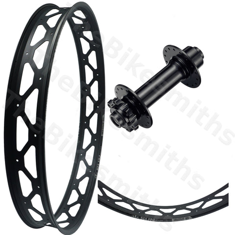 Image of Sun Ringle Mulefut 80SL V2 Formula 150mm Fat Bike Front Wheel - TheBikesmiths