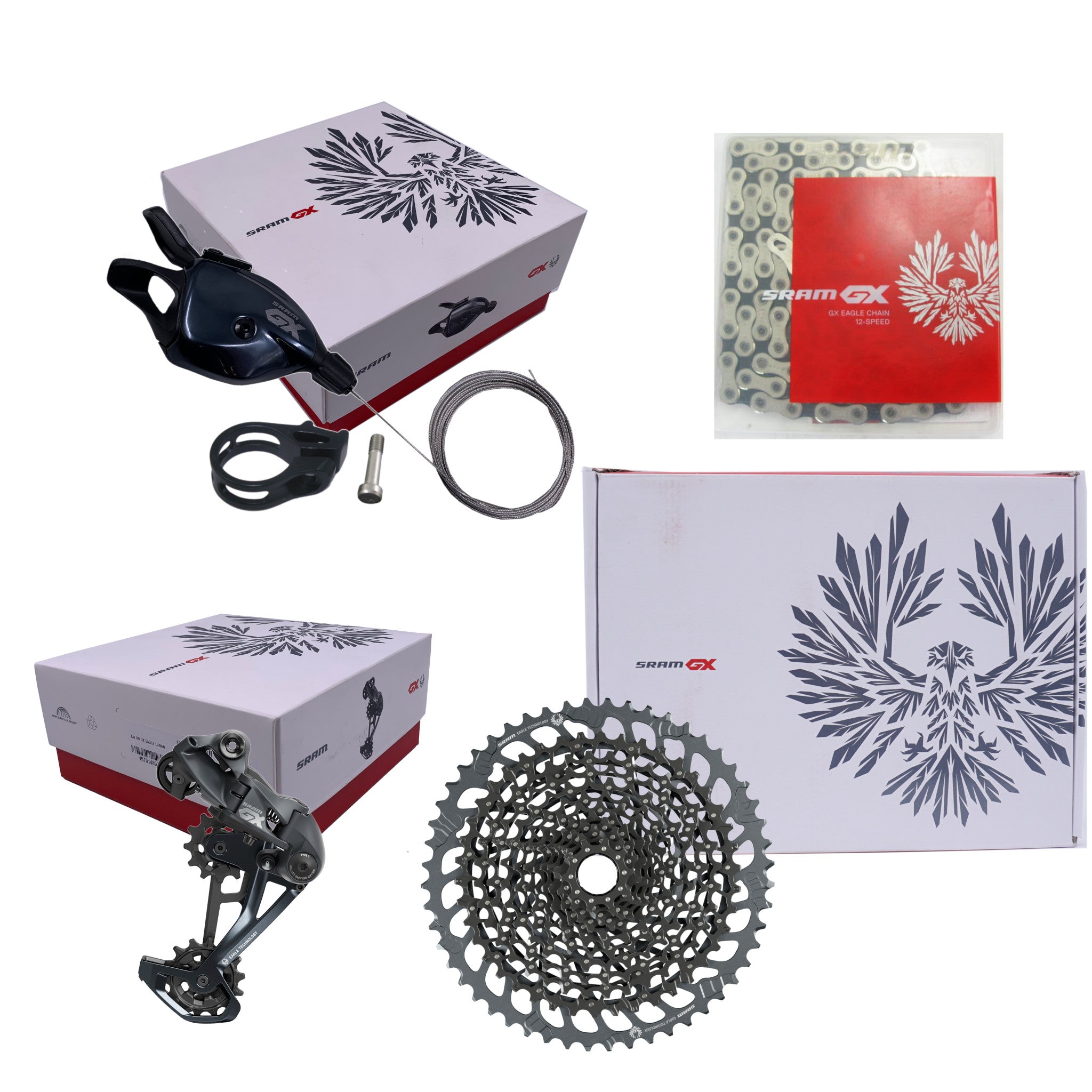 SRAM Eagle GX LUNAR XD 12 Speed 4 Piece Groupset Kit - The Bikesmiths