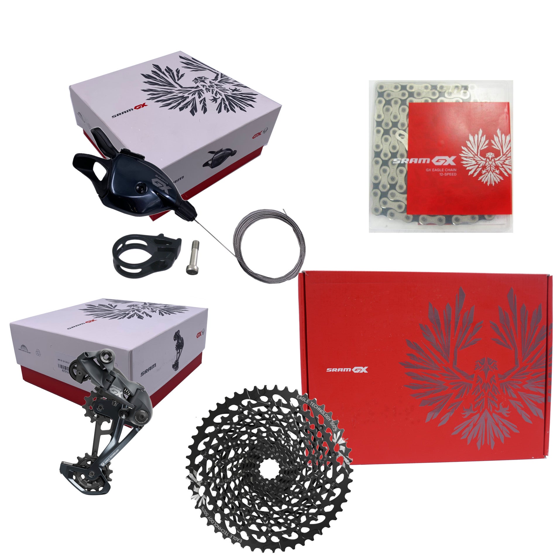 SRAM Eagle GX LUNAR XD 12 Speed 4 Piece Groupset Kit - The Bikesmiths