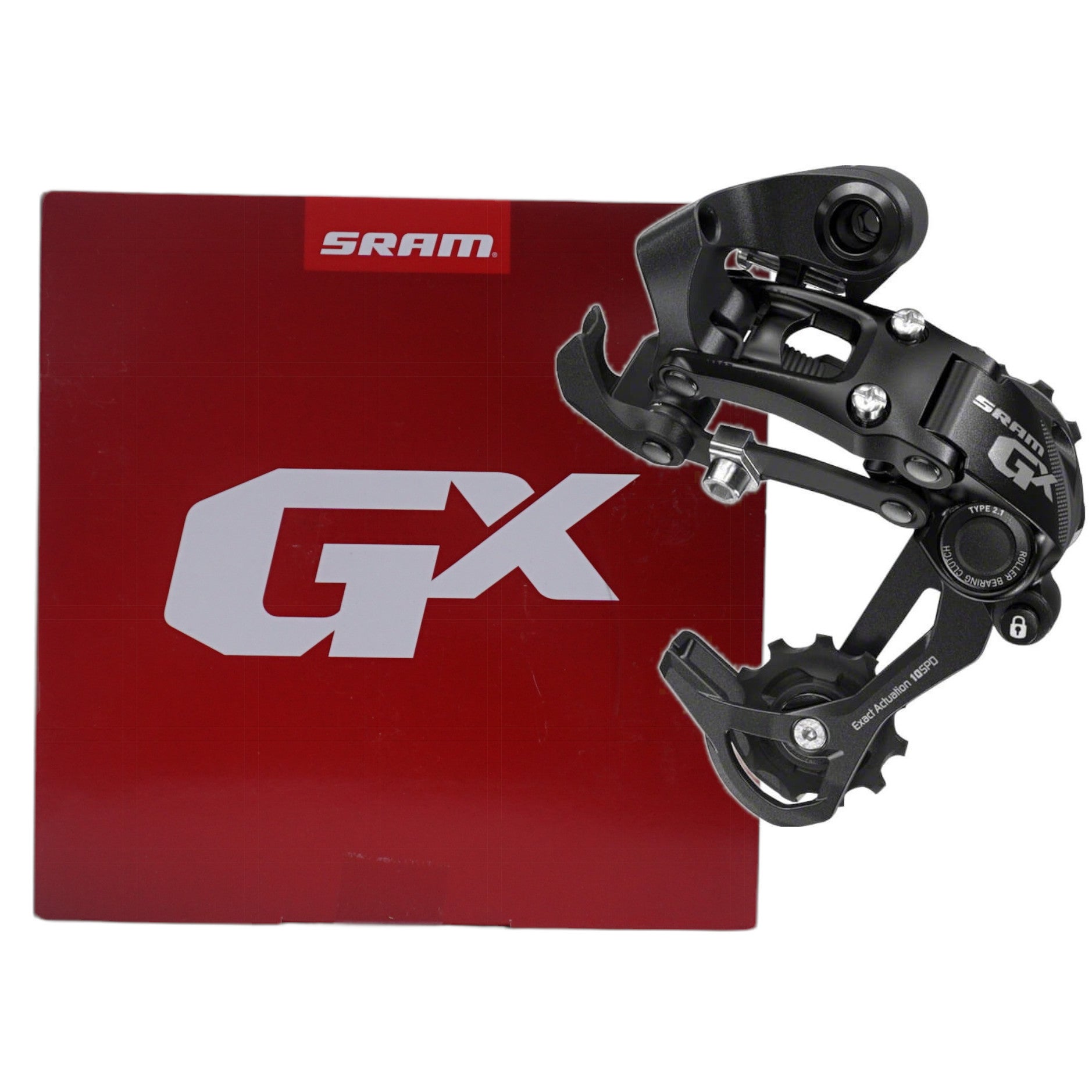 SRAM GX Type 2.1 Long Cage 10 Speed Black Rear Derailleur - The Bikesmiths