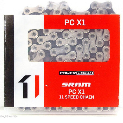 Image of SRAM PC-X1 11 Speed Silver Chain - TheBikesmiths