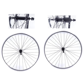 Sun Ringle CR-18 700c Front and Rear Cassette (130mm) Road Bike Black Wheelset - The Bikesmiths