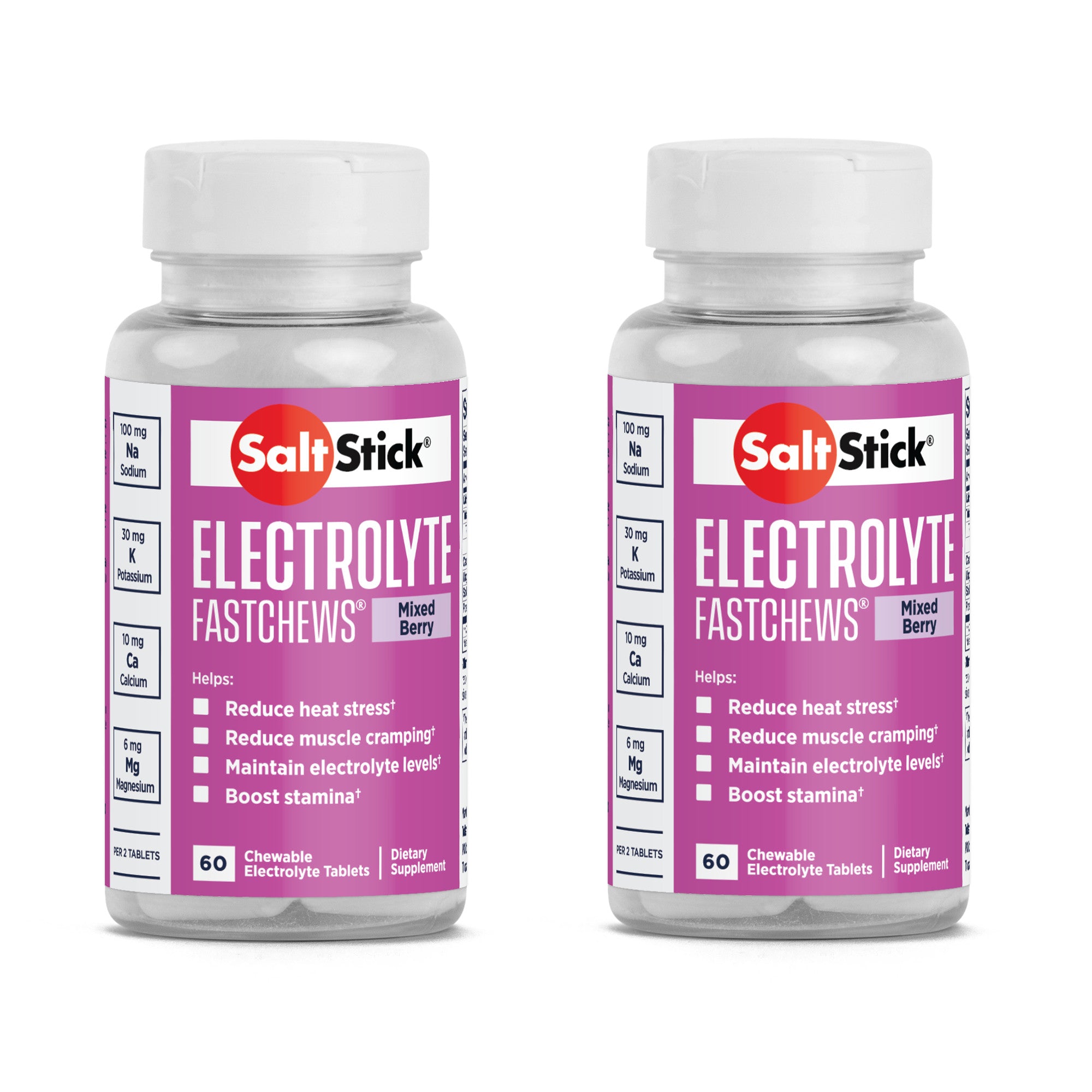 SaltStick Electrolyte FastChews 60 tablets Bottles