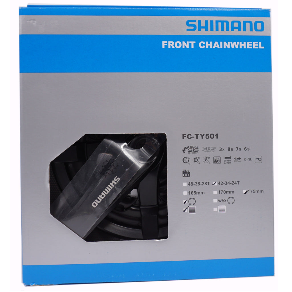 Shimano Tourney FC-TY501 Triple Hybrid Mountain Crankset