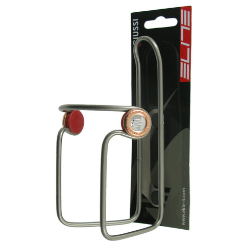 Image of Elite Ciussi Inox Stainless Steel Water Bottle Cage - TheBikesmiths