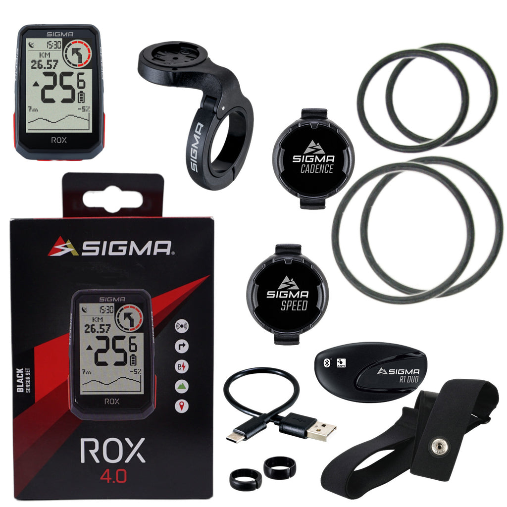 Sigma 01064 Rox 4.0 30-Function GPS/HRM Computer w-Sensor Kit