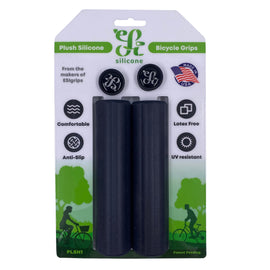 ESI Silicone Plush Grips Black - The Bikesmiths