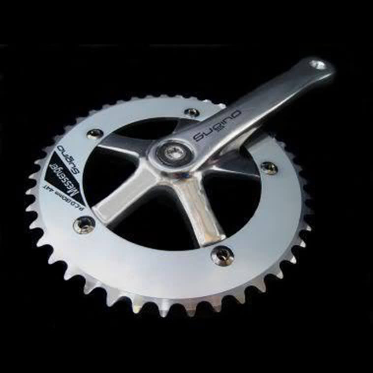 Sugino Messenger Track Fixed Gear 44t Crankset - TheBikesmiths