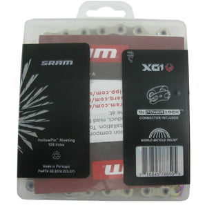 SRAM PC-X01 Eagle 12 Speed Silver Chain - TheBikesmiths