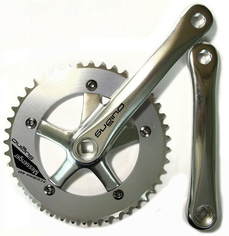 Sugino Messenger Track Fixed Gear 44t Crankset - TheBikesmiths