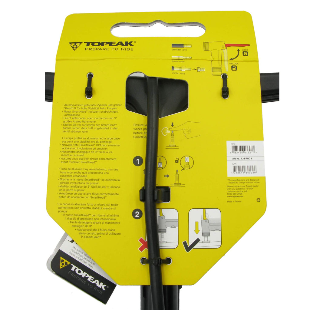 Topeak TJB PRO3 X II Joe Blow Floor Pump The Bikesmiths