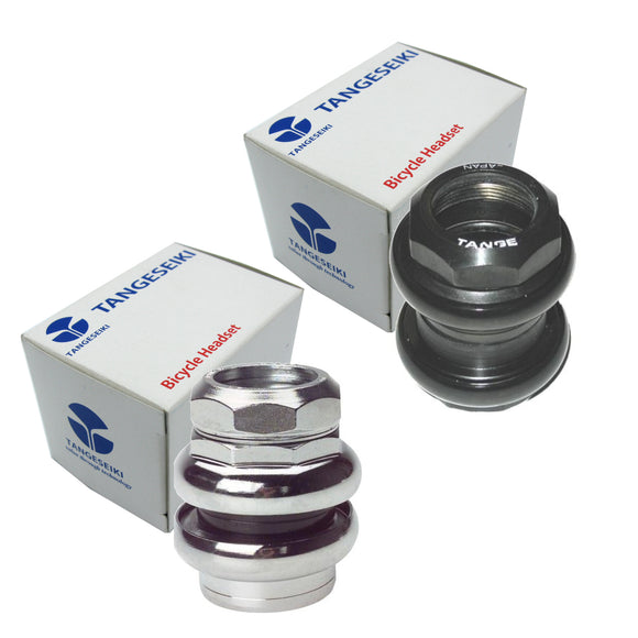 Tange Levin CDS 1" Threaded Headset 27/30 Black or Silver - The Bikesmiths